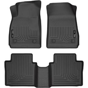 Husky Liners - 99101 Fits 2014-20 Chevrolet Impala Weatherbeater Front & 2nd Seat Floor Mats Black