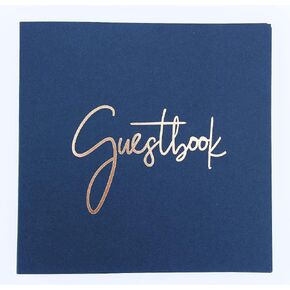 دفتر الزوار باللون الأزرق الداكن لحفلات الزفاف، كتاب الضيوف صور بولارويد، كتاب الضيوف لحفلات الزفاف، صفحات البحرية. وضع مسطح، غطاء ناعم. ديكورات باللون الأزرق الداكن، كتاب الضيوف لديكور حمام الطفل باللون الأزرق in Kuwait