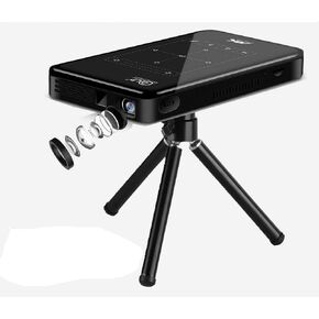 ROMIX Mini Portable Pocket Smart Projector with DLO,HD-in and HD 4K decoding,Compatible with Android,iPhone and Windows