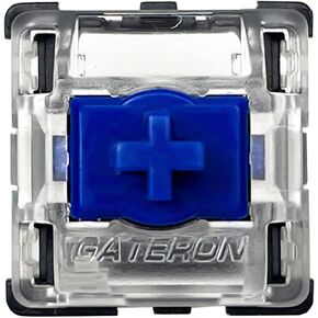 مفاتيح بصرية kutethy Gateron KS-22 RGB مُجهزة مسبقًا للمفاتيح الضوئية ولوحة المفاتيح الميكانيكية (70 قطعة، أزرق بصري)