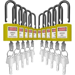 تأمين Tagout أقفال قفل أمان Loto، مرتبط بشكل مختلف، أقفال آمنة OSHA Loto لقفل محطات وأجهزة وضع العلامات