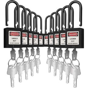 Lockout Tagout Locks Loto Safety Padlock, Keyed Differently, OSHA Loto Safe Padlocks for Lock Out Tag Out Stations and Devices in Kuwait