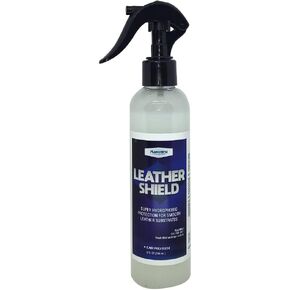 Nanotech Surface Solutions Leather Shield - Leather Conditioner & Sealer - SiO2 & Wax Blend for Use on Car Interiors, Leather Apparel, Shoes, Boots, Bags, Furniture & More - 8 Oz.
