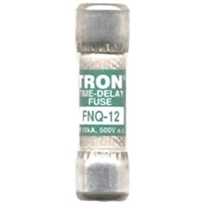 Bussmann FNQ-12, 12 Amp (12A) 500V Midget Time-Delay Class CC Fuse