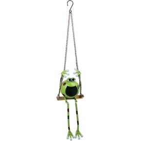 Sunset Vista Designs MF063 Swinging Froggy Hanging Buddy, Solar Powered Light