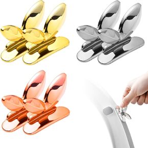 6 PCS Toilet Seat Lifter Self-Adhesive Toilet Seat Handle Seat Cover Lifter Avoid Touching Toilet Seat Handle Lifter Toilet Cover Lifter