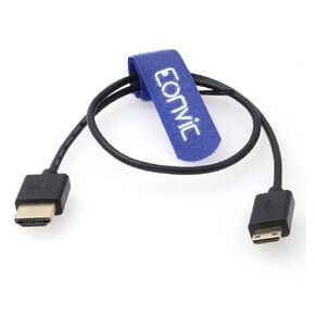 Eonvic 2.0 HDMI Coiled Cable 4K HDMI to HDMI Cable High Speed Thin HDMI Male to Male Extender Coiled Cable for Atomos Ninja V, Sony a7siii, Portkeys BM5 Monitor