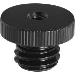 1/4 to 5/8 Screw Tripod Adapter LUORNG 5/8 Inch Male to 1/4 Inch Female Threaded Screw Adapter for Tripod Laser Level Adapter, Black