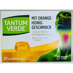 Lutschtabletten mit Orange-Honig-Geschmack, 20 pcs. Tablets