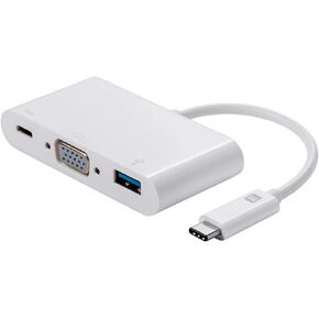 Monoprice USB-C to HDMI Adapter - Supports Up To 10Gbps Data Rate, USB 3.1 SuperSpeed, White - Select Series
