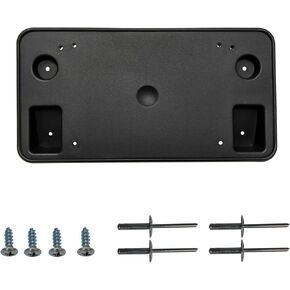Front Bumper License Plate Frame Mounting Bracket Holder Compatible with 2016 2017 2018 GMC Sierra 1500 Replace 23354525