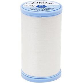 Coats Cotton Covered Quilting & Piecing Thread 500yd, Winter White