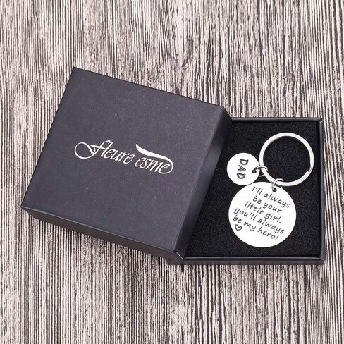 Gifts for Dad Daddy Birthday Gifts from Daughter Fathers Day Keychain Gifts for Dad Step Daddy Gifts from Wife Father in Law Dad of The Bride Wedding Anniversary Presents Keyring Dad Valentines Gifts in Saudi Arabia