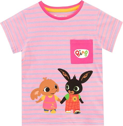 بنج تيشيرت بناتي مقاس 7 وردي in Kuwait