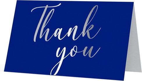 Oaklyn 48 Pack Thank You Cards with Envelopes 4"x 5.25" for Weddings, Baby Shower, Birthday Parties, Business, and Graduation Thank You Cards Blank - Black and White in Saudi Arabia