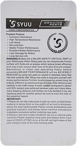 مكابح أمامية وخلفية للدراجة النارية متوافقة مع سوزوكي SFV 650 K9/L0/L1 Gladius 2009 2010 2011 2012 2013 2014 2015 SV 650 2016 2017 FA229F FA231F FA496R in Kuwait