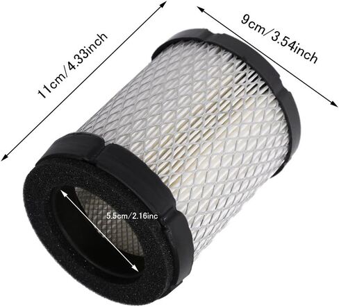Air Filter for Onan Microlite Generators 3600 4000 MicroQuiet Micro Quiet Replace# 140-3280 48-2017 in Saudi Arabia