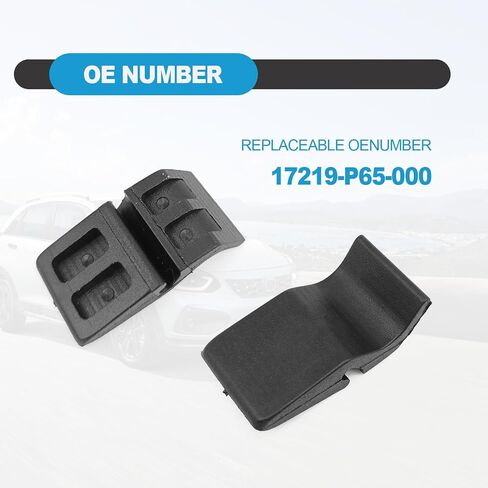 مشبك ملحق منقي هواء أسود 17219-P65-000 مشبك مبيت مدخل بلاستيكي لسيارة Honda Fit 1.5L 2009-2013 Insight 1.0L 2000-2006 Accord (2 قطعة) in Saudi Arabia
