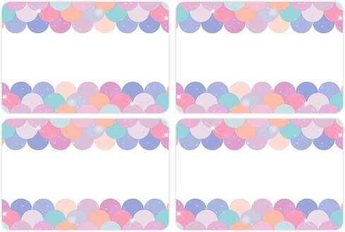 Lucleag 200 PCS Name Tags Stickers, Self Adhesive Colors Name Tag Labels Name Stickers for Back to School Classroom Student Office Desk Cubby Locker Clothes Party, 2x3 inch in Saudi Arabia
