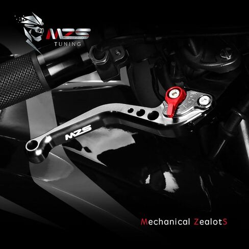 MZS Black Motorcycle Brake Clutch Levers Adjustable Short CNC Compatible with EX250 2008-2012 | EX300 2013-2018 | EX400 2018-2023 in Saudi Arabia