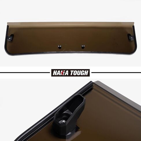 HAKA TOUGH Utv Front Half Windshield for Polaris General 1000/XP/XP 4 2016-2023, Hard Polycarbonate Front Half Windshield Tinted for Polaris General 1000/General 4 1000 Accessories in Saudi Arabia