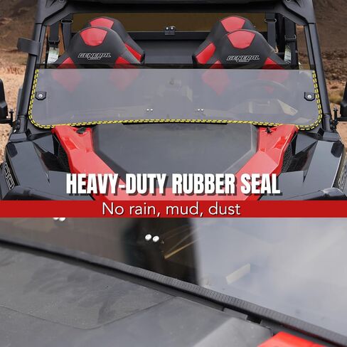 HAKA TOUGH Utv Front Half Windshield for Polaris General 1000/XP/XP 4 2016-2023, Hard Polycarbonate Front Half Windshield Tinted for Polaris General 1000/General 4 1000 Accessories in Saudi Arabia