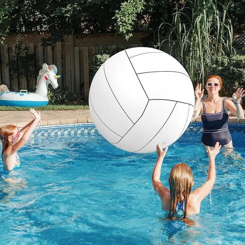 Libima 27 Inch Giant Inflatable Volleyball Large Beach Pool Games Toys for Outdoor Activity Themed Party in Saudi Arabia