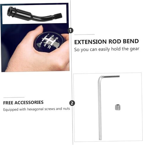 تمديد قضيب مقبض عصا قابل للتعديل رافعة موسع والعتاد زر موسع مقبض التروس موسع شيفتر الرافعة المالية سبائك الألومنيوم رئيس T4 والعتاد التحول المقبض تجديد سبائك الألومنيوم in Kuwait