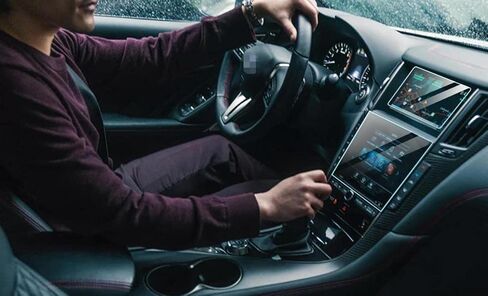 واقي شاشة متوافق مع شاشة اللمس إنفينيتي Q50 Q60، مضاد للوهج والخدش، مقاوم للصدمات، ملحقات الملاحة، قطعتان/مجموعة in Kuwait