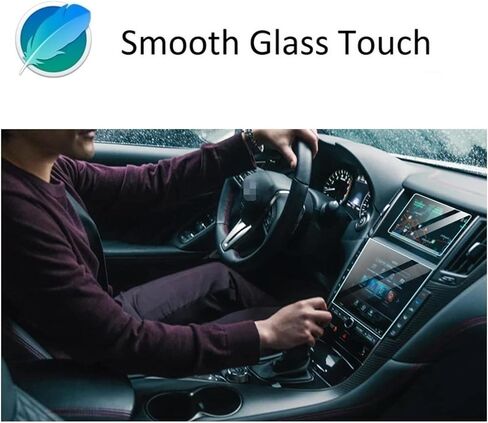 واقي شاشة متوافق مع شاشة اللمس إنفينيتي Q50 Q60، مضاد للوهج والخدش، مقاوم للصدمات، ملحقات الملاحة، قطعتان/مجموعة in Kuwait