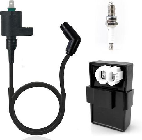 30410-HC4-770 CDI Ignition Coil Spark Plug for HONDA FourTrax 300 TRX 300 1989-1993 FourTrax 300 TRX300FW TRX300 300FW 1990-1993 30510-HC4-000 in Saudi Arabia