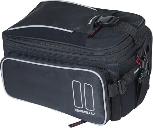 حقيبة باسيل للدراجة بتصميم رياضي خلفي للجنسين، لون أسود، مقاس واحد in Kuwait