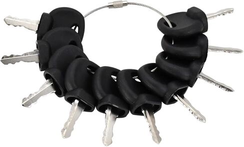 14607 14707 14603 Ignition Keys (5) Compatible with Bomag 05755125 5755124 Compatible with Caterpillar 8U-9569 Compatible with Dynapac 940451 Compatible with New Holland 85804675 in Saudi Arabia