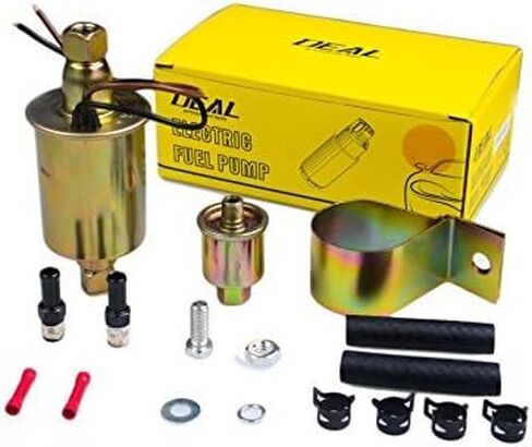 مضخة وقود كهربائية عالمية 2.5-4.5 PSI 12 فولت عالية الأداء وتدفق حر في الخط مع مجموعة تثبيت كاملة E8016S SP8016 in Kuwait