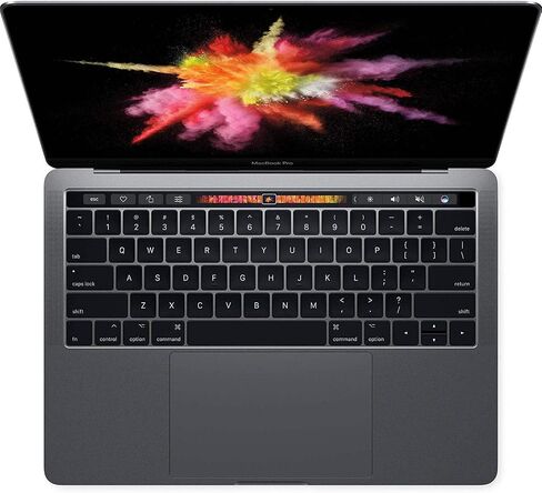 Apple MacBook Pro MPXV2LL/A, 13.3" Retina Display, Touch Bar, 3.5GHz Intel Core i7, 16GB RAM, 512GB SSD, Space Gray (Renewed) in Saudi Arabia