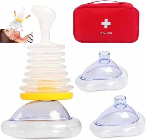 جهاز أدوات منزلية محمول للأطفال والكبار (حجمين مختلفين) مع حقيبة سفر حمراء من أجل Lifevac in Saudi Arabia