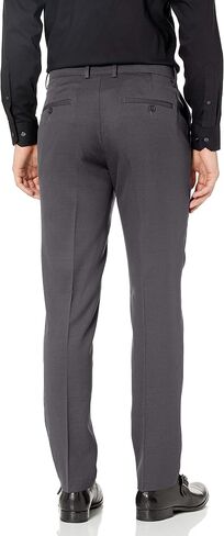 Kenneth Cole Unlisted Men's Heather Gab Slim Fit Flat Front Flex Waistband Dress Pant in Saudi Arabia