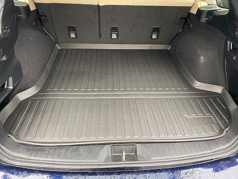 بطانة شحن ممتازة لسيارة Subaru Outback 2015-2019 - حماية 100% - سجادة صندوق السيارة الملائمة حسب الطلب - سجادة شحن سوداء لجميع المواسم - بطانات صندوق السيارة مقاسة بالليزر ثلاثية الأبعاد لسيارة Subaru Outback 2015-2019. in Saudi Arabia