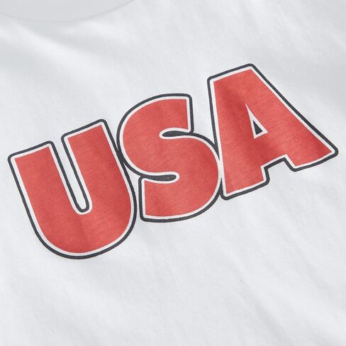 4th of July Baby Boy Outfit Short Sleeve T-shirt and Shorts Set Toddler Boy American Flag Independence Day Outfits in Saudi Arabia