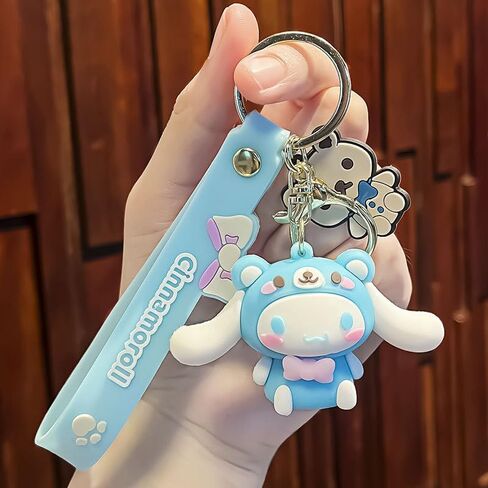 5 Pcs kawaii Anime Keychain Set Anime Figure Pendant Cute Keyring for Car Backpacks Accessories Multicolor in Saudi Arabia