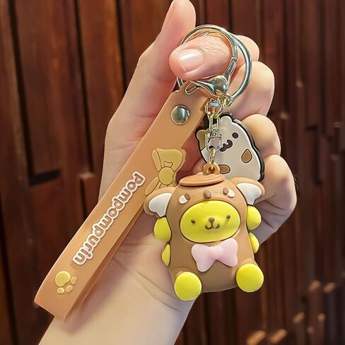 5 Pcs kawaii Anime Keychain Set Anime Figure Pendant Cute Keyring for Car Backpacks Accessories Multicolor in Saudi Arabia