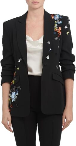 Cinq à Sept Women's Lilac Vine Emb Cheyenne Blazer in Kuwait