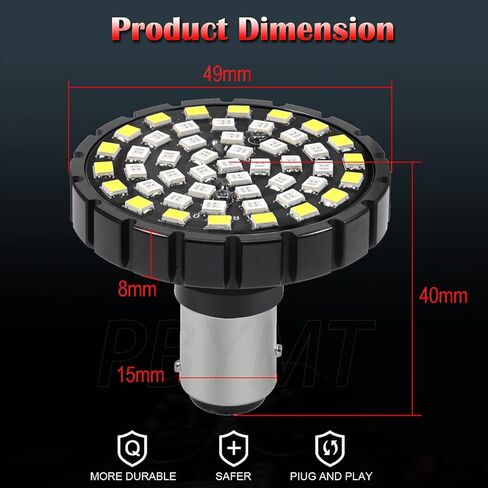 PBYMT 1157 LED ضوء إشارة الانعطاف، ضوء فرامل أمامي وخلفي، غطاء عدسة دخان 2 بوصة، متوافق مع Harley Davidson Sportster Softail Touring Electra Street Glide Road King 1997-2024 in Kuwait