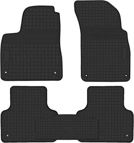 حصيرة أرضية سيارة مطاطية مخصصة تناسب أودي Q7 2017 2018 2019 2020 2021 2022 بطانات أرضية أوتوماتيكية سوداء كاملة لجميع الأحوال الجوية شديدة التحمل عديمة الرائحة in Kuwait