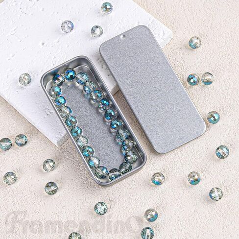 Framendino, 40 Pack Small Slide Top Tin Lip Balm Tins with Lids Mini Rectangular Metal Containers for Jewelry Crafts Wedding Container Cosmetic Organizer in Saudi Arabia