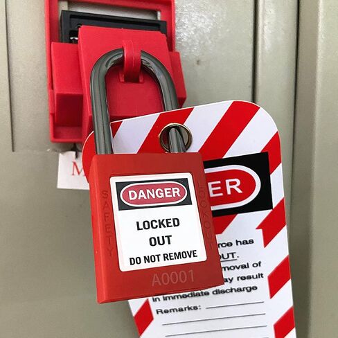 تأمين Tagout أقفال قفل أمان Loto، مرتبط بشكل مختلف، أقفال آمنة OSHA Loto لقفل محطات وأجهزة وضع العلامات in Kuwait