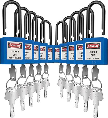تأمين Tagout أقفال قفل أمان Loto، مرتبط بشكل مختلف، أقفال آمنة OSHA Loto لقفل محطات وأجهزة وضع العلامات in Kuwait