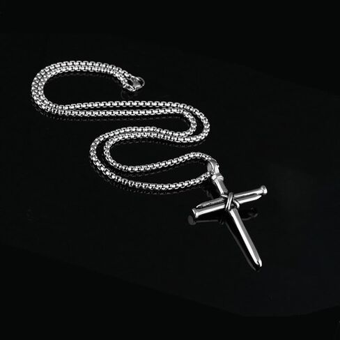 2 Pcs Arrow Necklace Titanium Steel Men Punk Hip Hop Vintage BFF Necklace Triangle Spearhead Arrowhead Friendship Couple Pendant Necklace Men Gifts Jewelry in Saudi Arabia