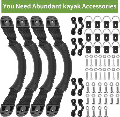 مقعد كاياك من قطعتين من Vashly، وسائد مقعد سميكة لقوارب الكاياك، ومقاعد كاياك مبطنة، ومقاعد زورق مع حقيبة تخزين قابلة للفصل، ووسادة مقعد كاياك، للتجديف بالكاياك وصيد الأسماك in Kuwait