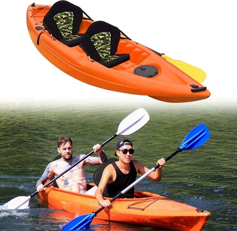 مقعد كاياك من قطعتين من Vashly، وسائد مقعد سميكة لقوارب الكاياك، ومقاعد كاياك مبطنة، ومقاعد زورق مع حقيبة تخزين قابلة للفصل، ووسادة مقعد كاياك، للتجديف بالكاياك وصيد الأسماك in Kuwait